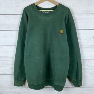Vintage Carhartt Rugged Outdoor Wear Crewneck Sweatshirt Size 2XL Green
